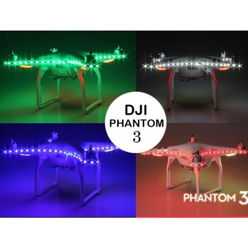 Dji phantom 3 Lampu LED strip multi color - LED Lamp - Biru - Merah - Hijau